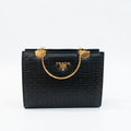 Black Crocodile Handbag