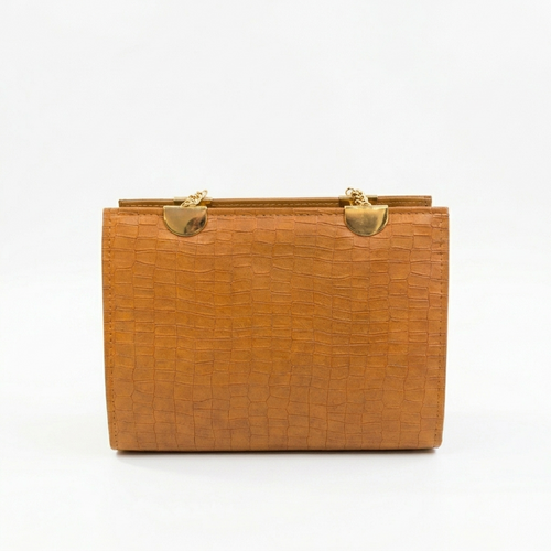 Brown Crocodile Handbag